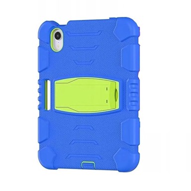 NIKCORP Oklopna maska za iPad Mini 6 (2021) 8,3" sa stalkom i držačem za olovku trodijelna, plava